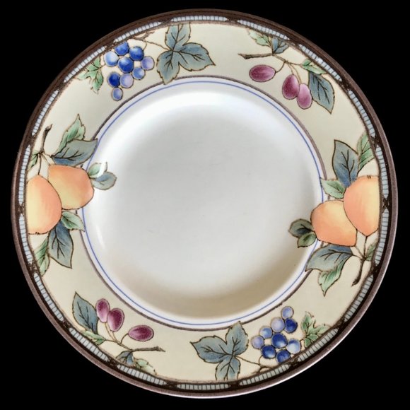 MIKASA Intaglio Garden Harvest Flat Cup and Saucer Set - Picture 5 of 6